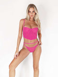 Nivara Pink Bustier Set