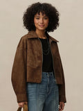 Zipper Blazer Jacket Tailored Edge