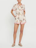 Whimsical Jungle Print Romper