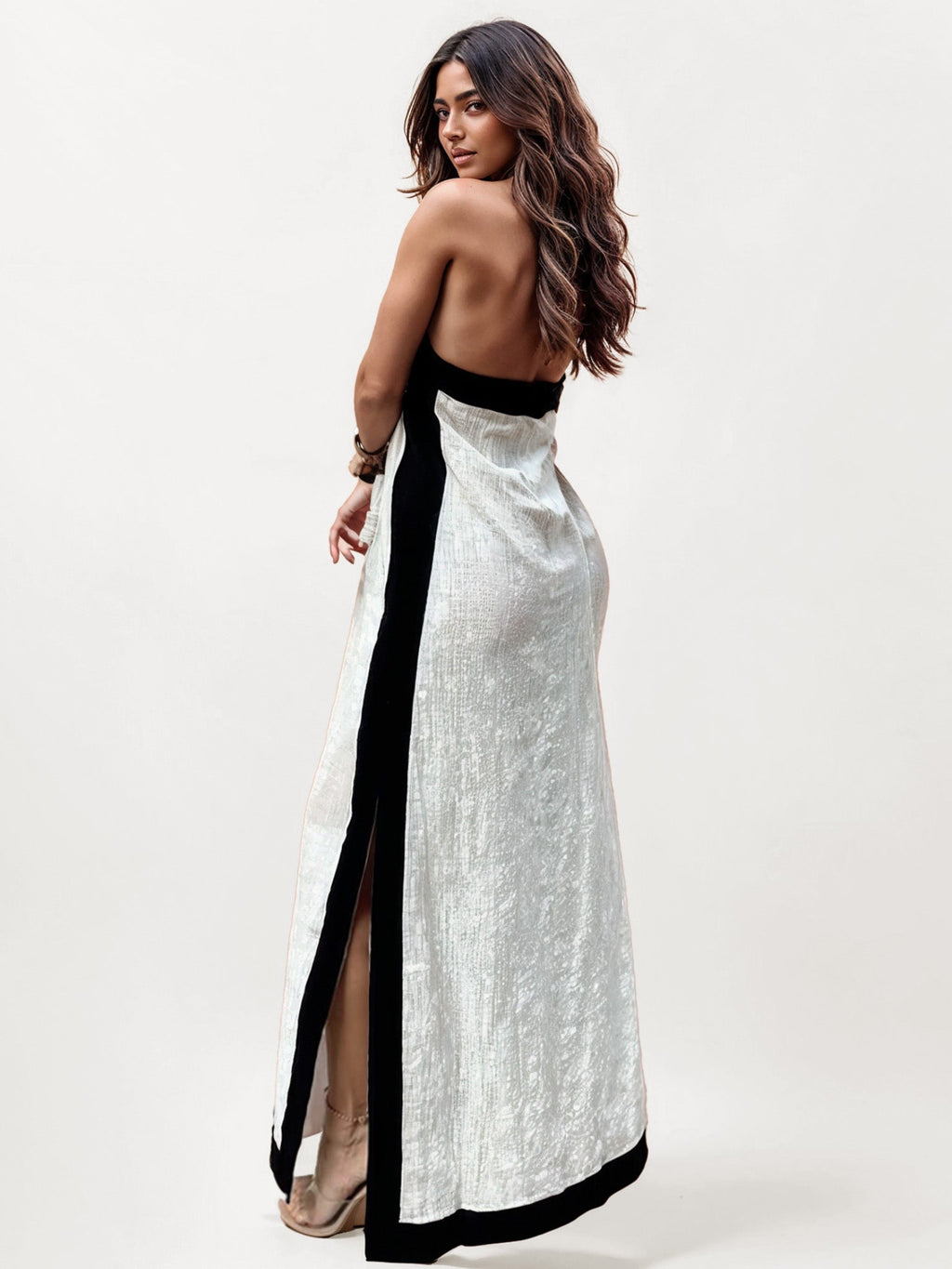 Color Block Maxi Dress