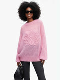 Sweater Harmoni Kotak-kotak Pinl