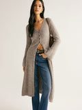 Long Wool Cardigan