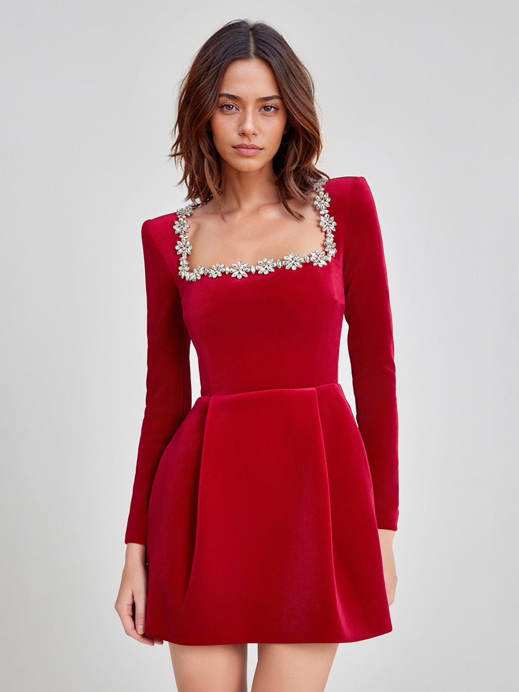 Veiled Echo Mini Dress