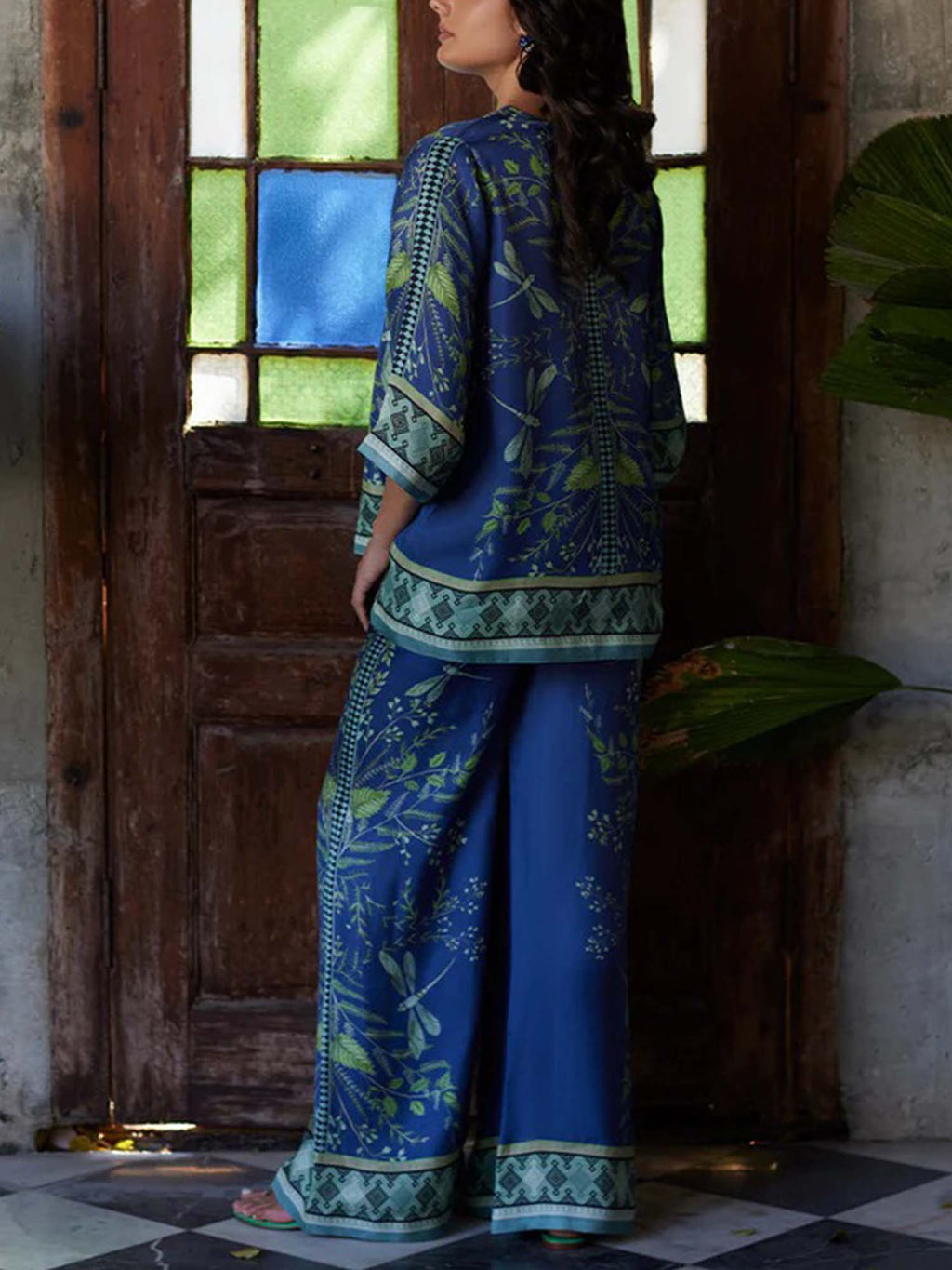 Indigo Dragonfly Camp Shirt