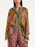 Bohemian Graphic Oversized Shirt