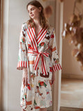 Cartoon Dog Print Robe