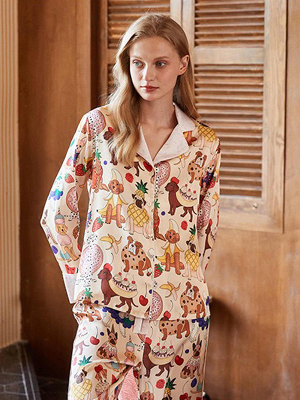 Sweet Treat Dog Print Pajama Set
