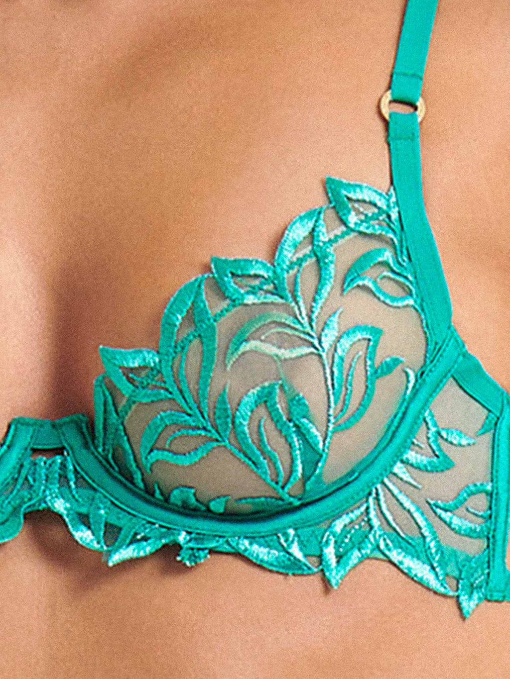 Vera Green Lingerie Set