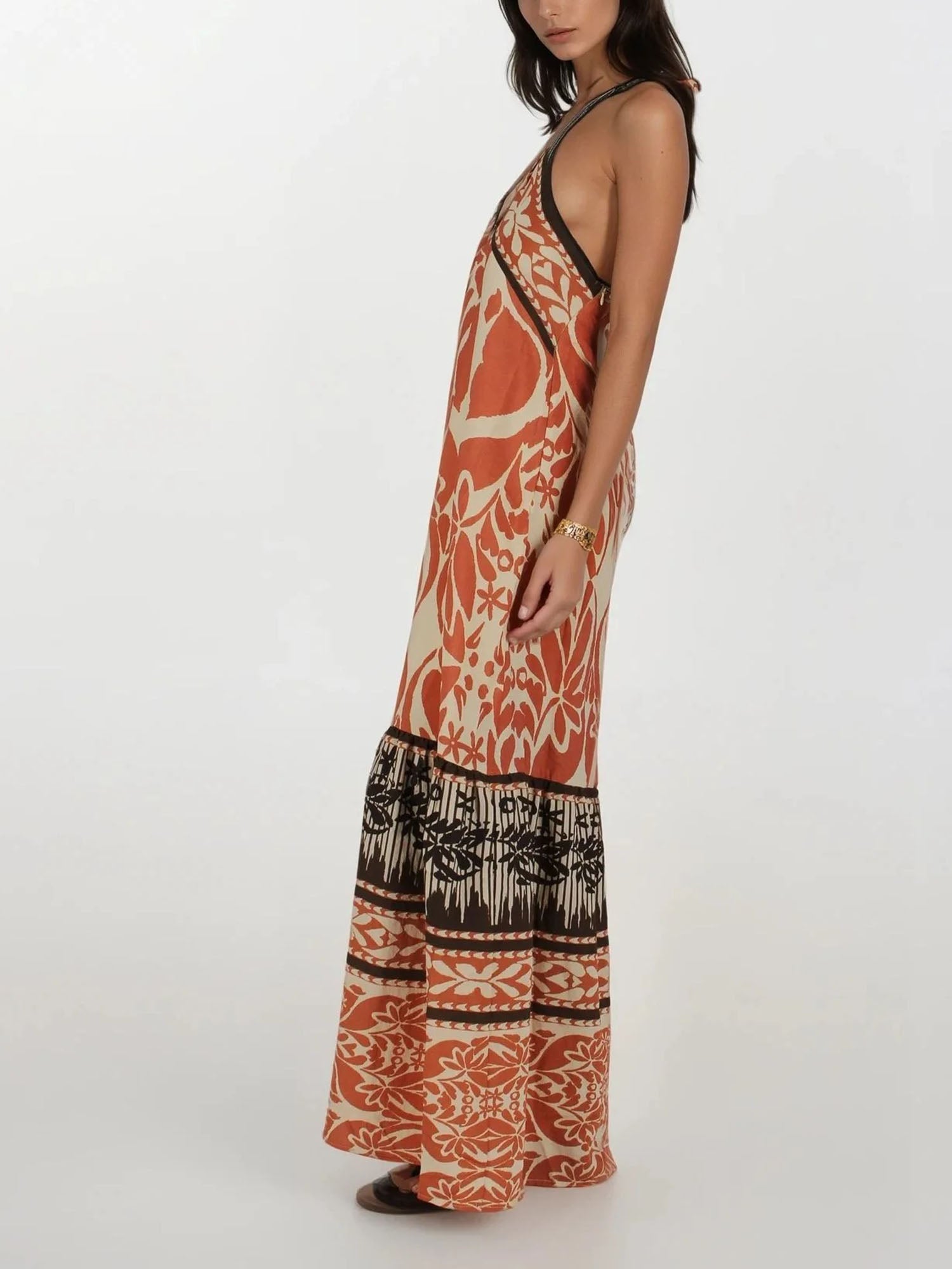 Bohemian Printed Maxi Dress