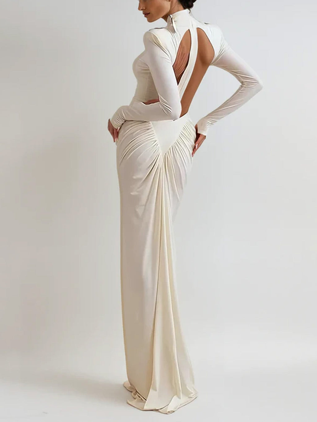 Pleated Whisper Maxi Dress