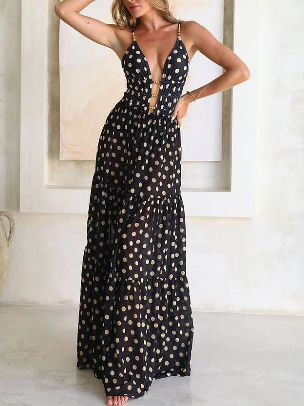 Polka Dot Swimsuit Set