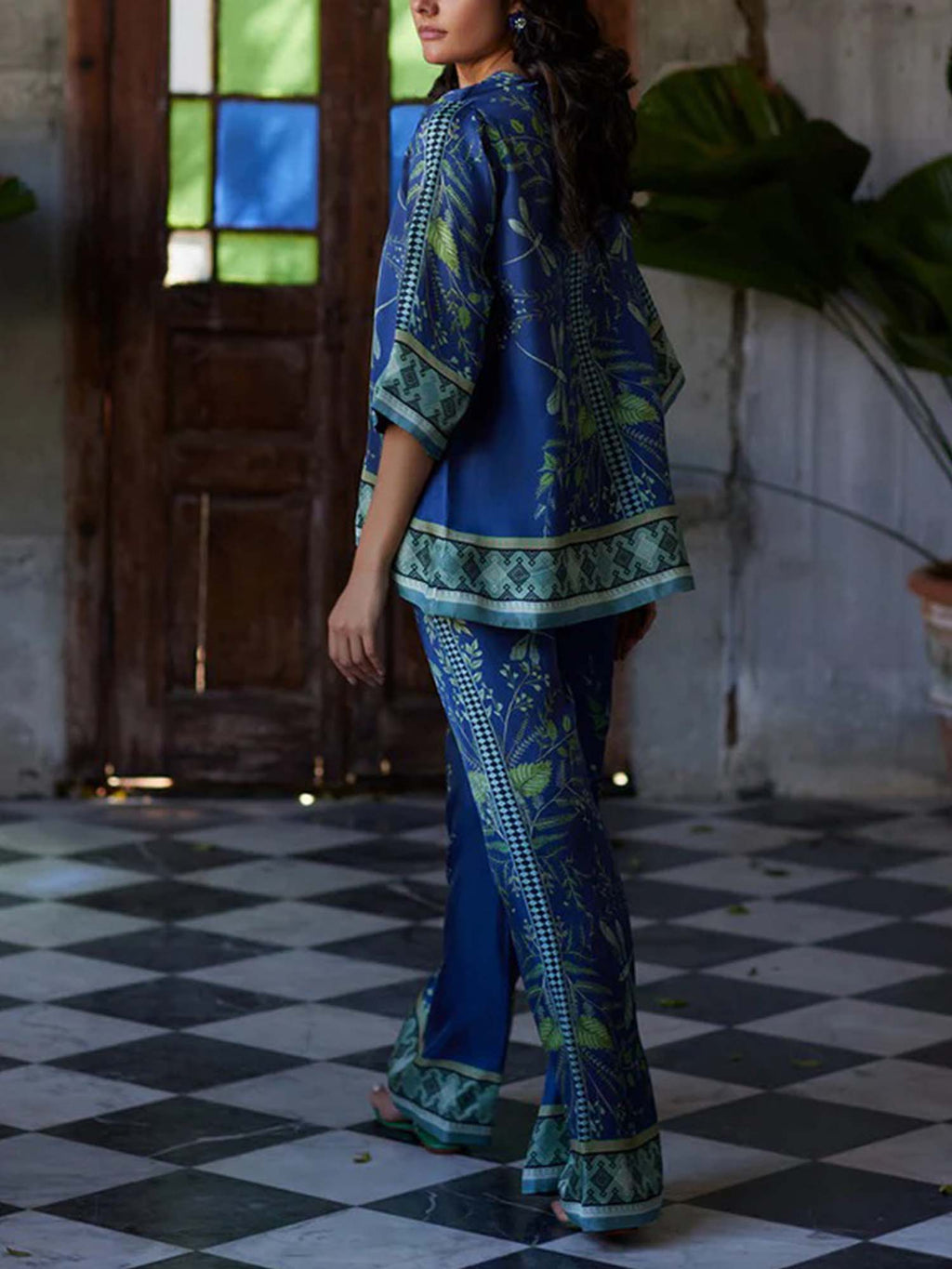 Indigo Dragonfly Camp Shirt