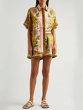 Set Baju &amp; Seluar Pendek Botani Tropika