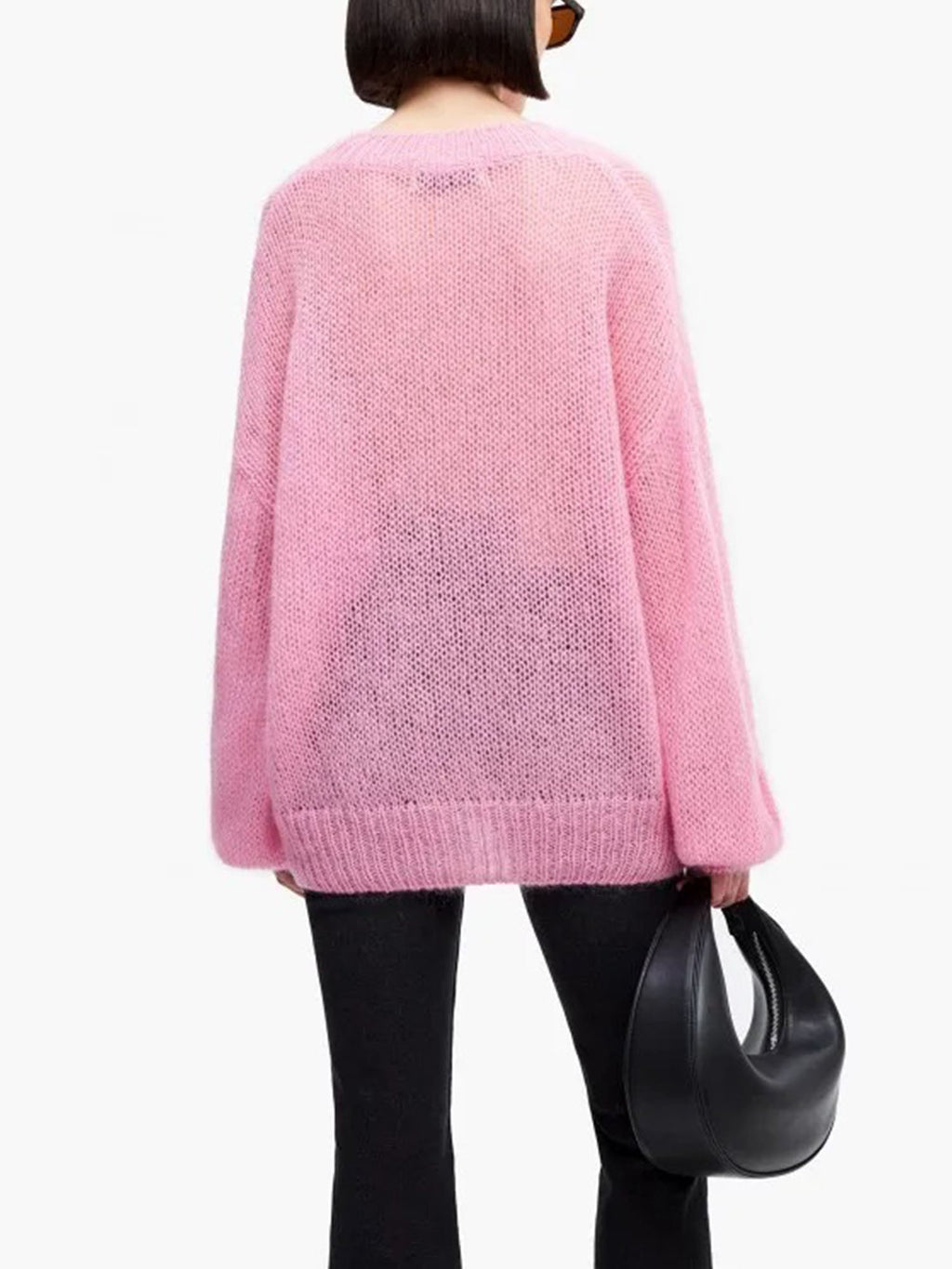 Sweater Harmoni Kotak-kotak Pinl