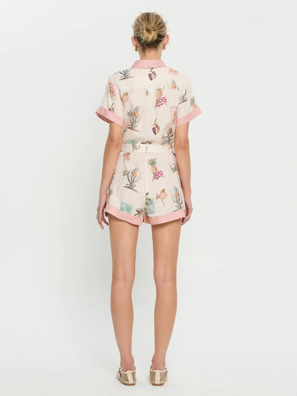 Whimsical Jungle Print Romper