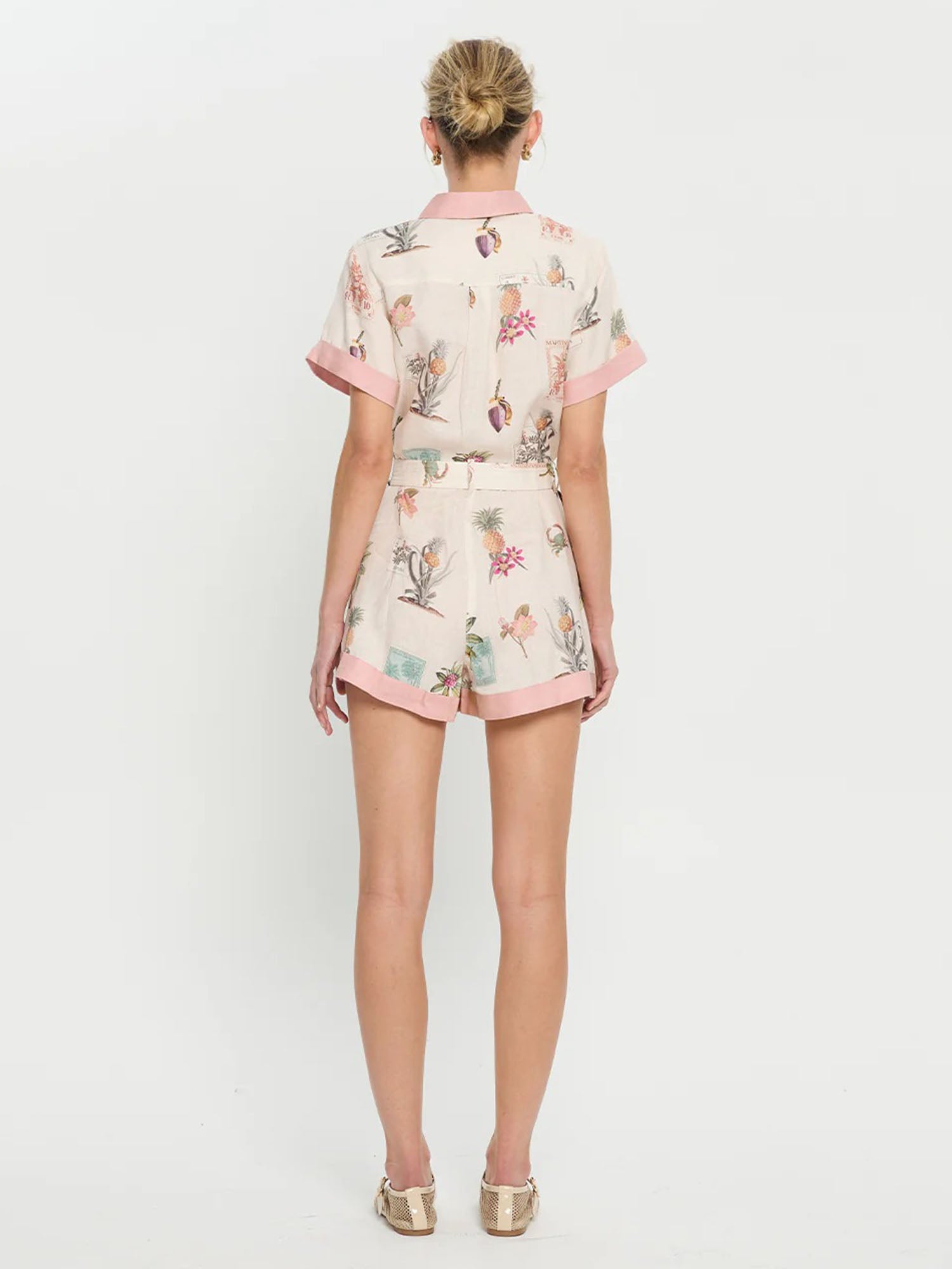 Whimsical Jungle Print Romper