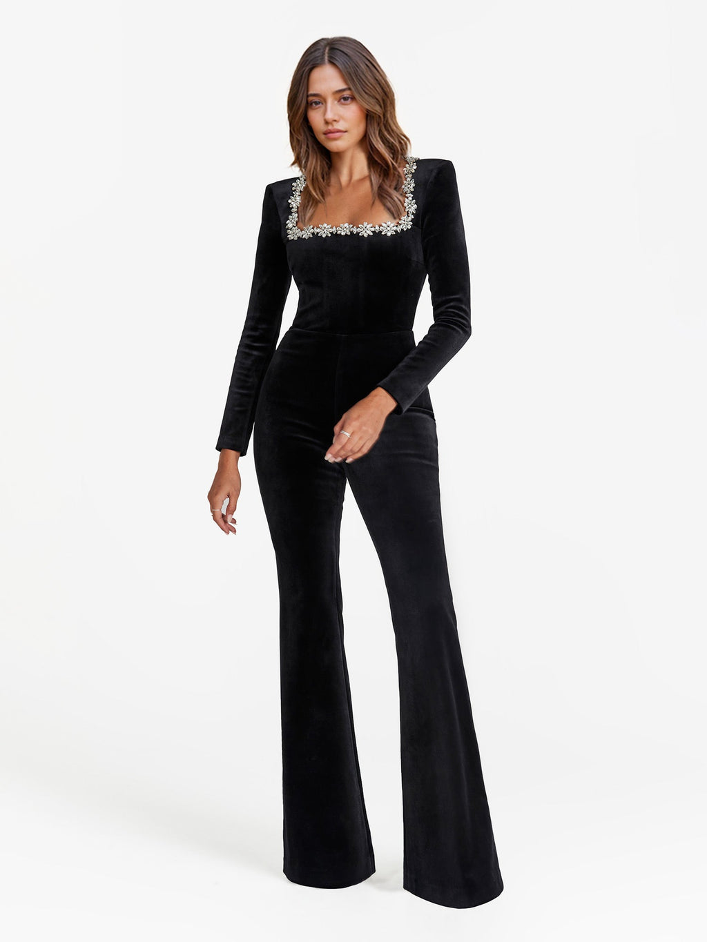 Elegant Whispered Shadowed Jumpsuit