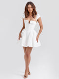 Puff Sleeve Mini Dress