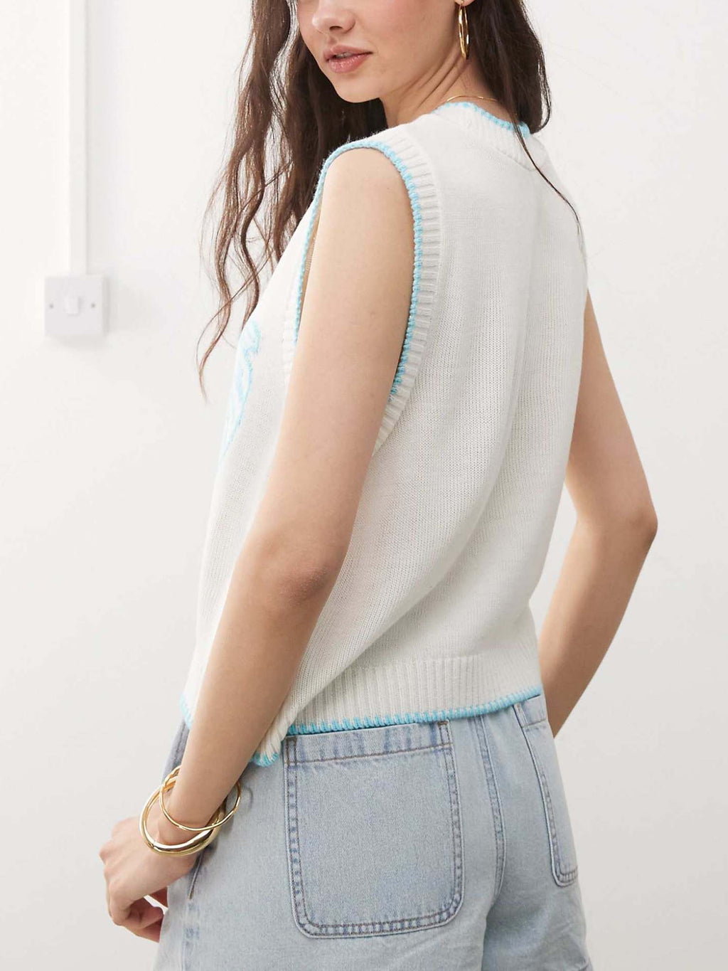 Vest Rajut Corak Pisces