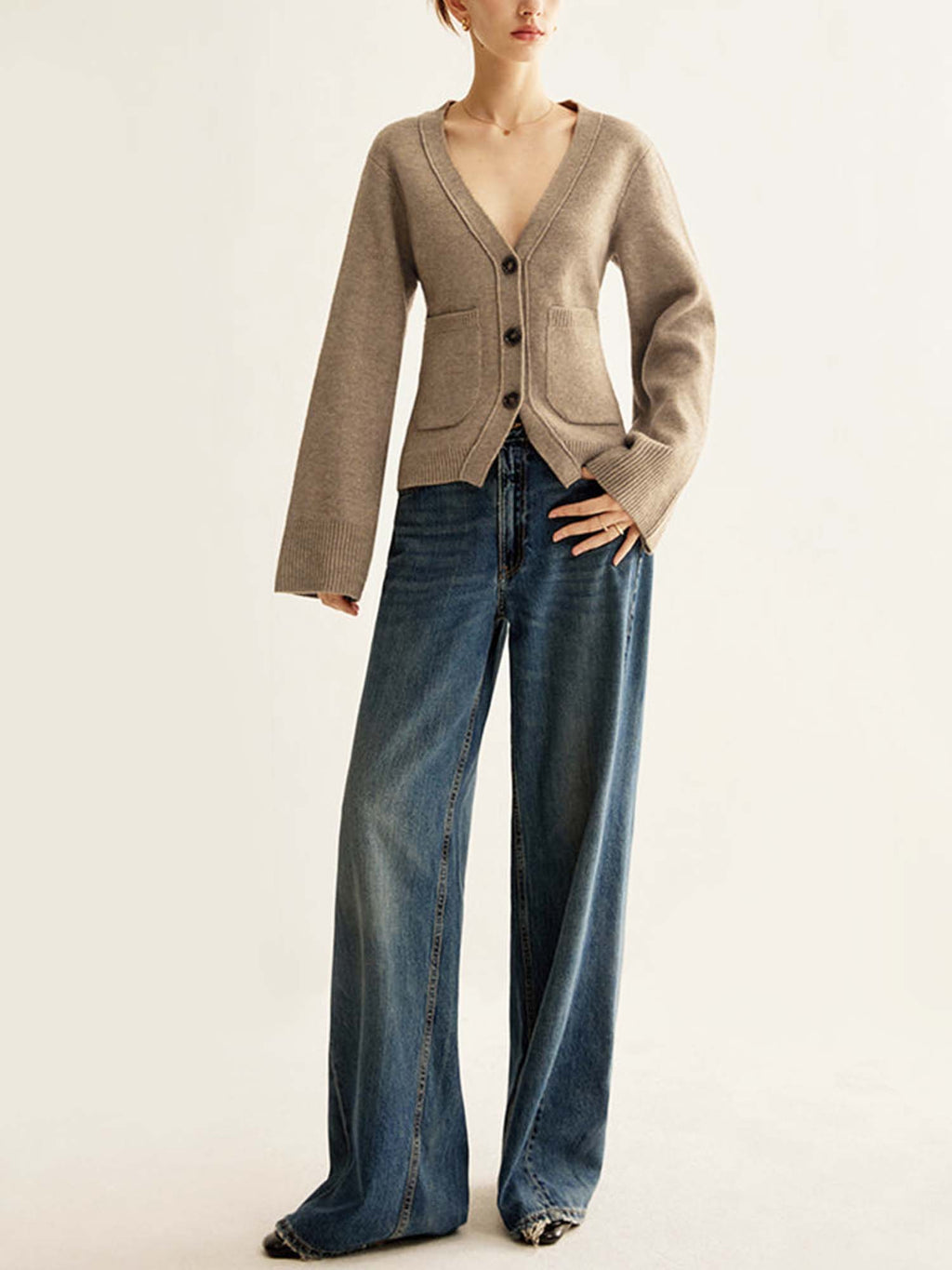 Oversized Knit Cardigan
