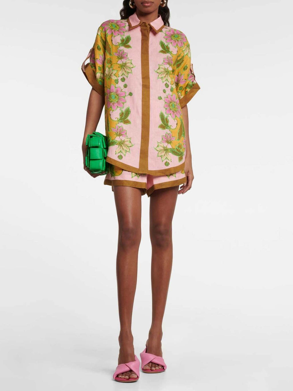 Set Baju &amp; Seluar Pendek Botani Tropika