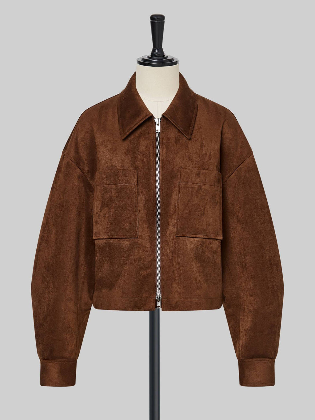 Zipper Blazer Jacket Tailored Edge