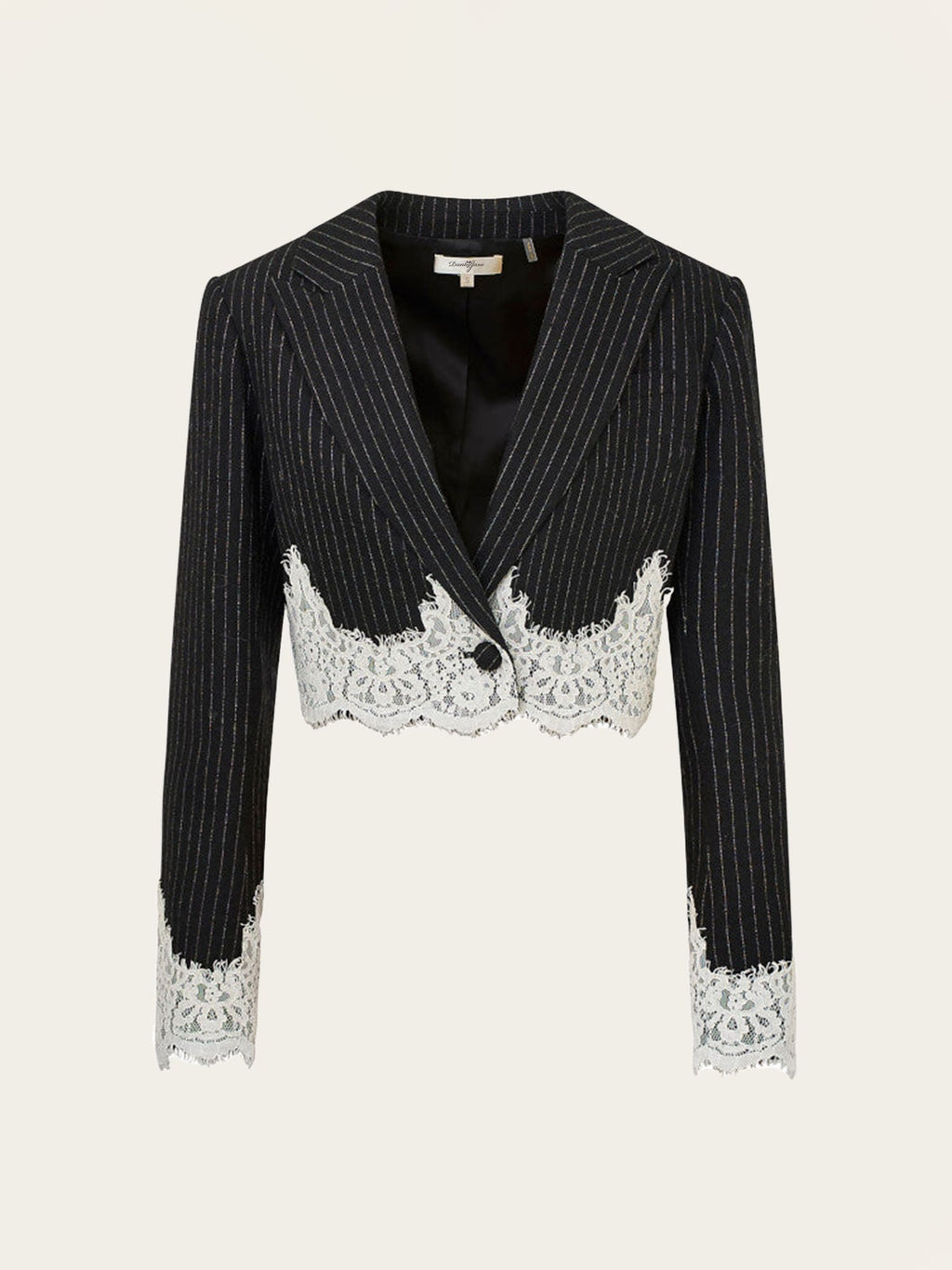Blazer Renda Jalur Pin