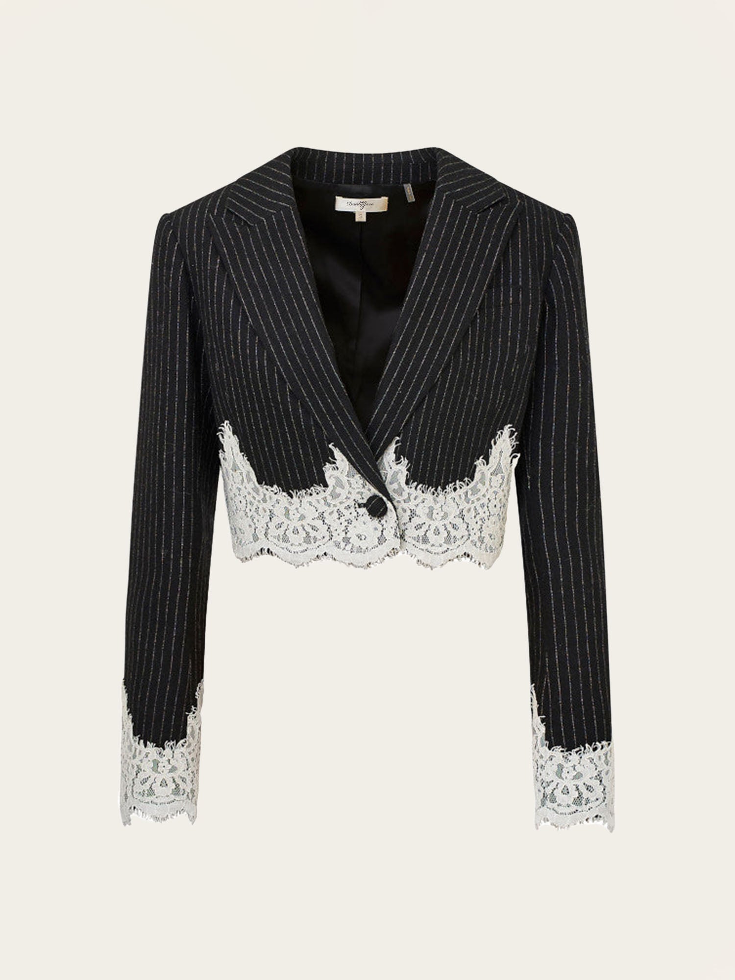 Blazer Renda Jalur Pin