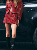 Skirt Tweed Mini Klasik