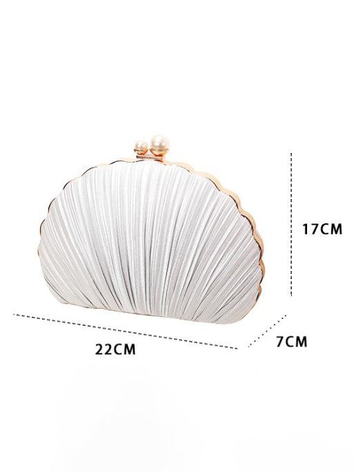 Beg Malam Shell Berlipat Clutch
