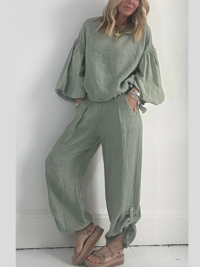Relaxed Linen Co-Ord Set