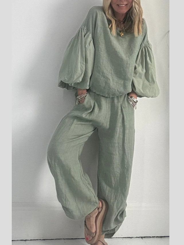 Relaxed Linen Co-Ord Set