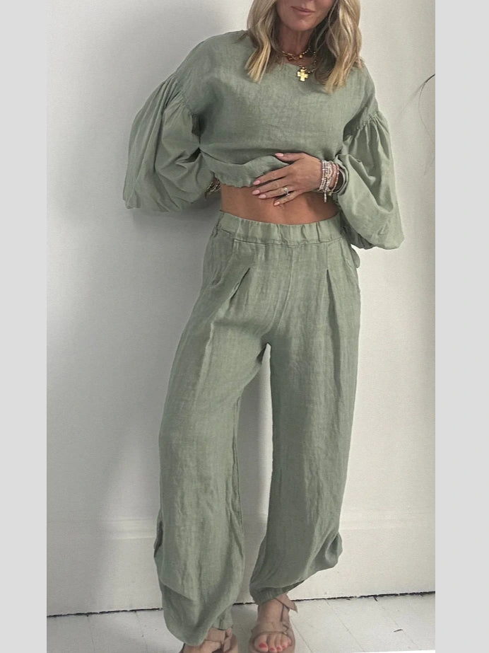 Relaxed Linen Co-Ord Set