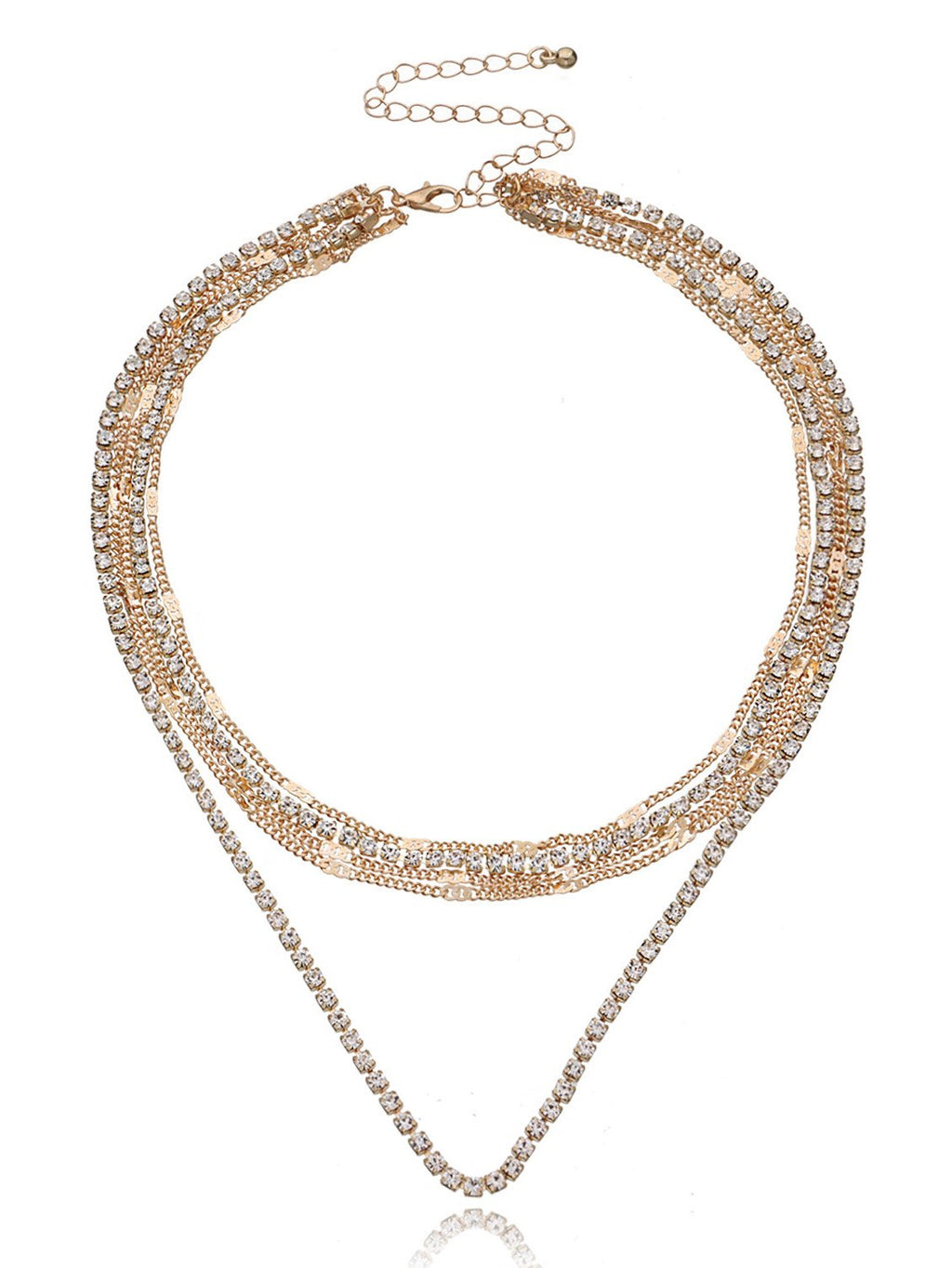 Kalung Berlian Berlapis Bergaya